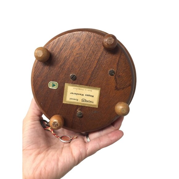 Vintage Genuine Thorens Swiss Music Work Music Box ''Happy Wanderer'' - Picture 11 of 16
